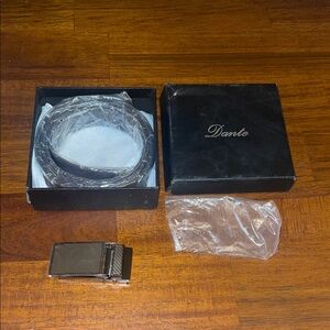 Dante Men's Brown Leather Belt 50”. New open box